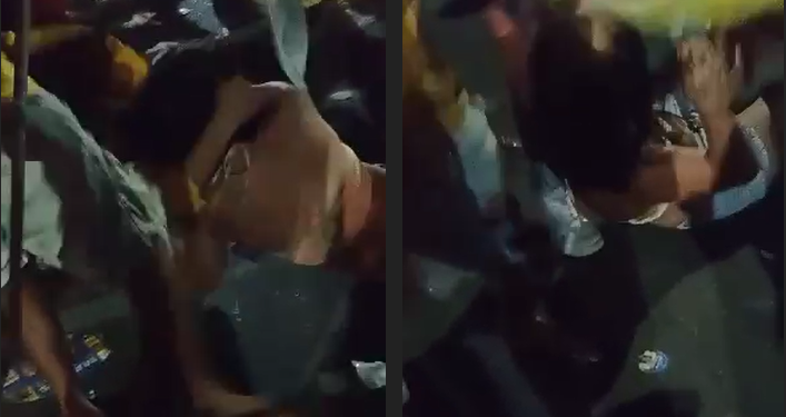 Vídeo: Rivalidade entre candidatos faz mulheres trocarem t@pas em caminhada política em Parintins
