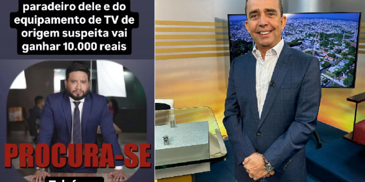 Ronaldo Tiradentes oferece R$ 10 mil para quem tiver informações sobre Alex Braga