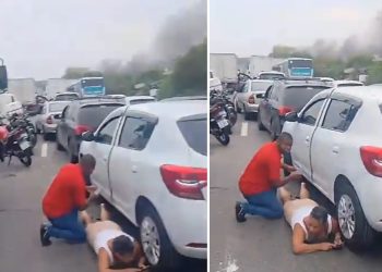 Vídeo: PM e bandidos trocam tir0s, dois m0rrem e quatro ficam ferid0s