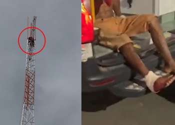 Homem quebra tornozelo ao tentar furtar fios elétricos em Itacoatiara