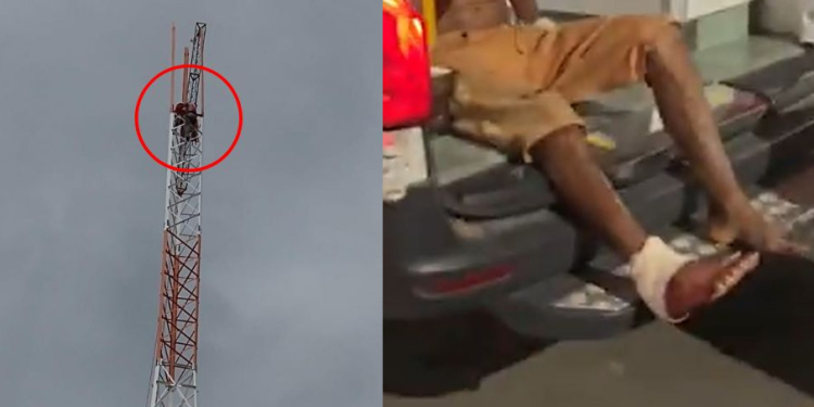 Homem quebra tornozelo ao tentar furtar fios elétricos em Itacoatiara