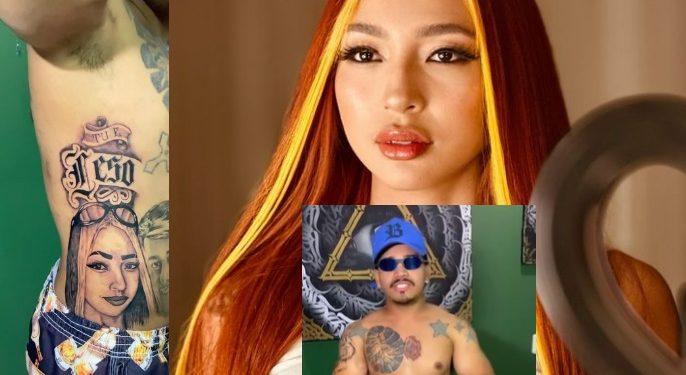 Fã tatua rosto de Ruivinha de Marte e WEB reage: ‘um dia vai se arrepender’