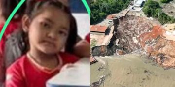 Menina de 6 anos que desapareceu após barranco cair em Manacapuru estava no flutuante que afundou