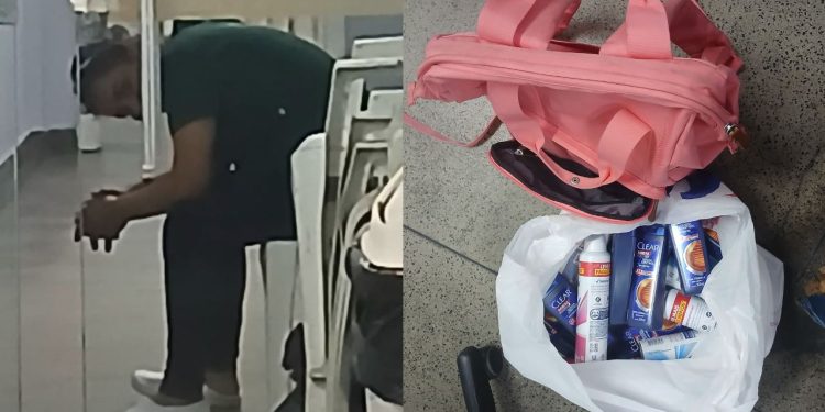 Seguranças pegam mulher roubando desodorantes e shampoos na zona centro-sul de Manaus