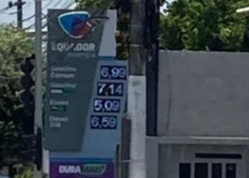 Gasolina em Manaus aumenta novamente e chega a R$ 6,99 nos postos