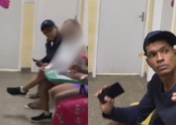 Filho que ameaçou o pai é preso ao lado da mãe dentro de UBS no Nova Cidade; VÍDEO