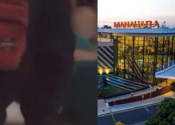 Vídeo: Após assistir filme de terror com o namorado, jovem desmaia no chão do Manauara Shopping
