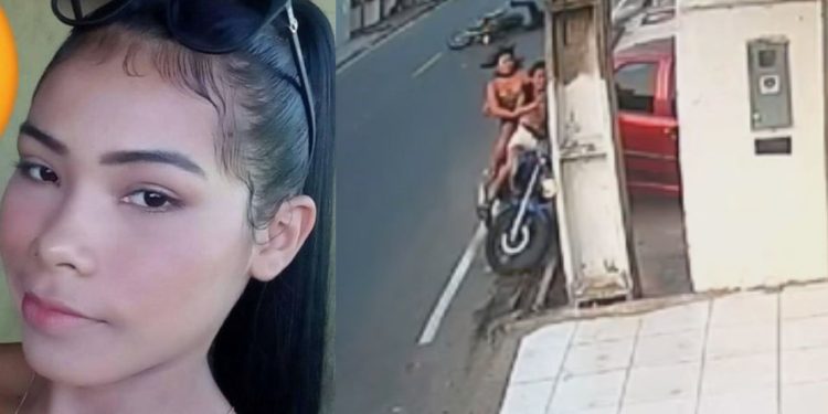 Vídeo: Mulher perde o controle da moto e m0rr# após colidir contra o poste no Amazonas