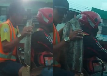 Vídeo: ladrão furta bueiro, sobe na garupa do mototaxistsa e foge na ZL em Manaus 