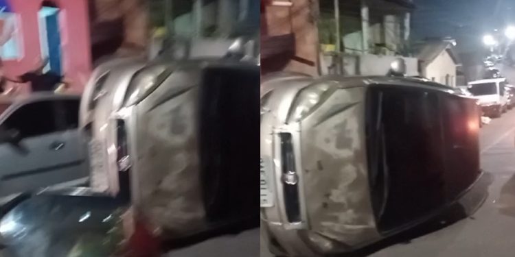 Trânsito no fim de semana tem carro capotado e moto no beiro no Amazonas; vídeo