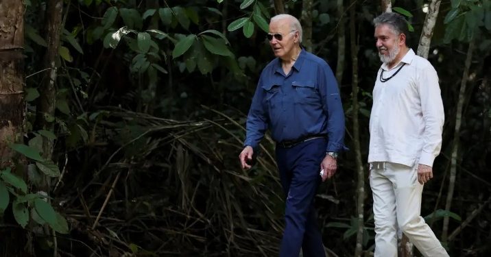 Joe Biden libera milhões de dólares para ajudar a preservar a Amazônia