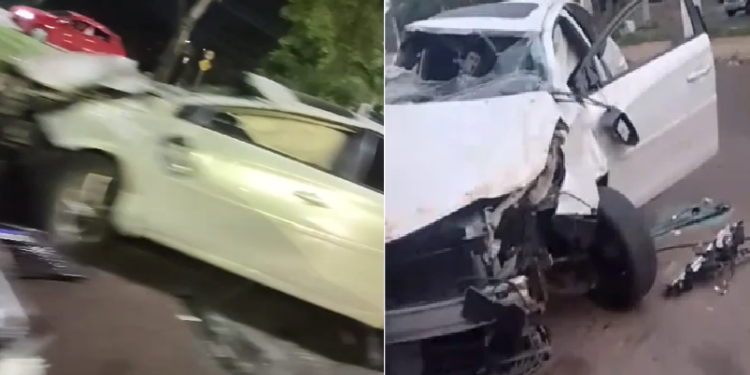 Vídeo: Mulher cap0ta várias vezes com o carro no bairro Compensa