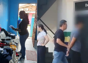 Vídeo: Professor de inglês e ex-companheira são presos em Manaus por p3d0filia