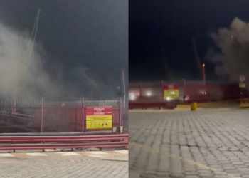 Vídeos: Parte de ponte na Zona Sul de Manaus desaba após sofrer erosão