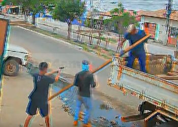 Vídeo mostra exato momento em que trabalhador é balead0 na cabeça