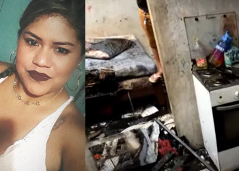 Vídeo: Incêndio acaba com casa de grávida e pai dela cai do telhado ao tentar ajudar