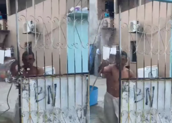 Em Manaus, morador se estressa com buzina e joga água em entregadora: ‘Eu tenho que apitar!’; vídeo