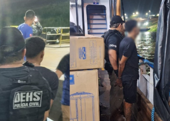 P1stoleiro que m@t0u dois homens no Centro de Manaus é preso tentando fugir em embarcação