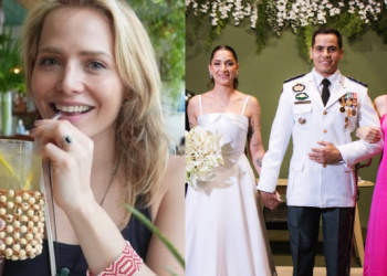 Atriz Leticia Colin casa sobrinha em Manaus e se declara para a cidade: ‘É bom demais’