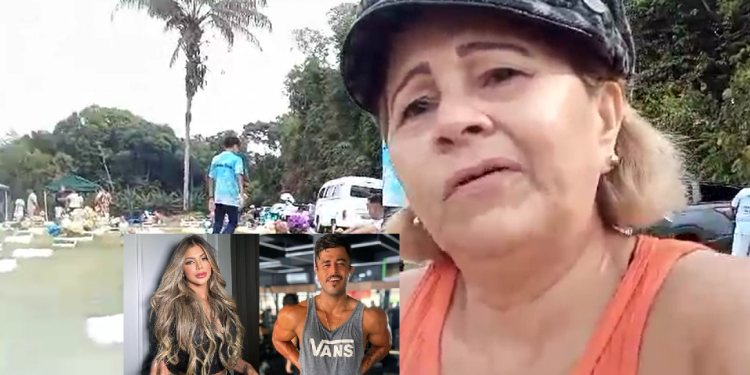 Vídeo: ‘Encontre a assassina Rosa Tavares’, clama mãe de pers0nal trainer em cemitério de Manaus
