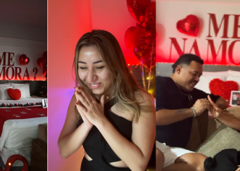 Ex-BBB Lucas Buda faz pedido oficial de namoro para amazonense: ‘Me namora?’