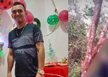 Guarda municipal é m0rt0, colocado pendurad0 em árvore e algemad0 no interior do Amazonas
