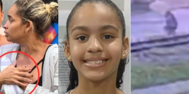 Vídeo: após filha cair no bueiro a caminho da escola, mãe chora com sapato dela na mão