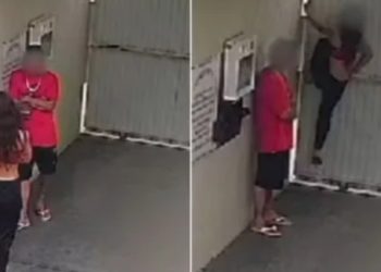 Vídeo: casal de liso pula o muro e não paga conta do motel