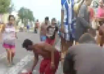 Vídeo: vítima de tir0 no pescoço m0rre no interior do Amazonas