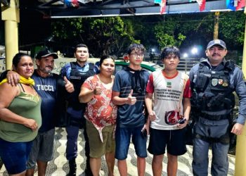 Jovens se perdem na mata escura em Parintins e pedem ajuda por aplicativo