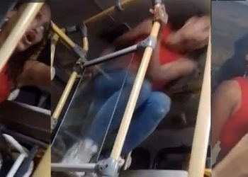 Vídeo: passageiros expulsam venezuelana barraqueira de ônibus na ZL