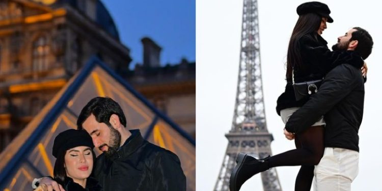 Românticos e apaixonados, Isabelle e Matteus trocam juras de amor em Paris