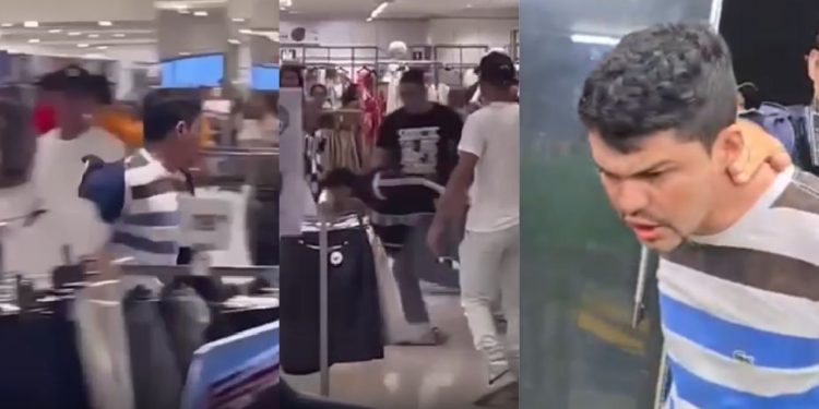 Vídeo: Homem preso por se m@sturb@r para menina de 6 anos foi perseguido dentro do Amazonas Shopping