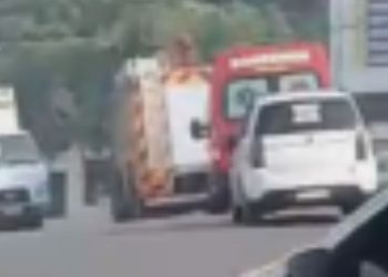 Incêndio é registrado em residência no Morro da Liberdade após curto-circuito em ar-condicionado