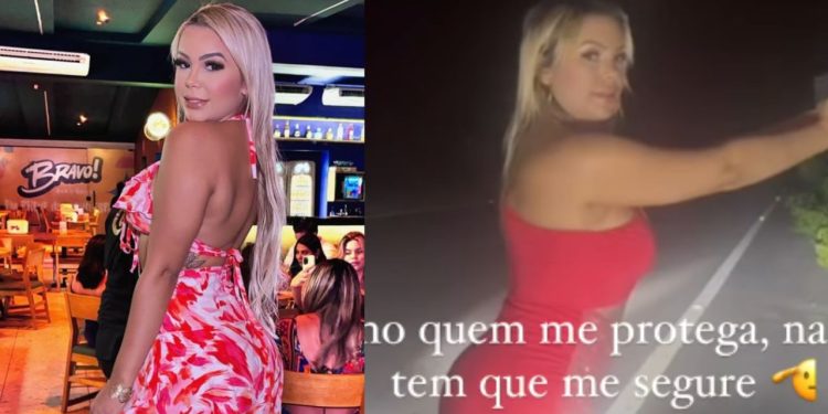 Blogueira após aparecer em vídeo arm@da em Manaus: 'não coloquei a vida de ninguém em risco'