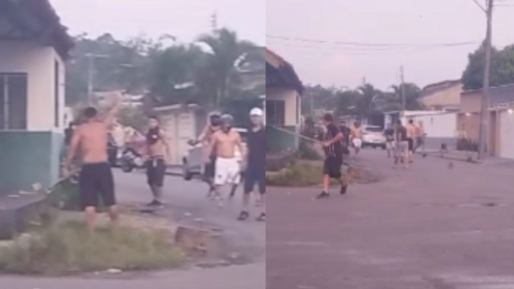 Vídeo: Confronto generalizado entre torcedores do Vasco e Corinthians é registrado em Manaus