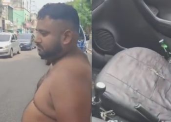 Homem estava dirigindo bêbado na Compensa quando atropelou motociclista; veja o vídeo