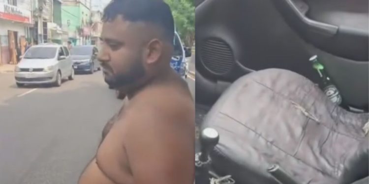 Homem estava dirigindo bêbado na Compensa quando atropelou motociclista; veja o vídeo