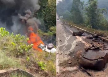 Vídeo: Acidente entre três veículos na BR-174 deixa um m0rt0 e outro ferido