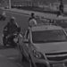 Mulher acaba sendo arremessada da garupa de moto durante colisão em Manaus; assista