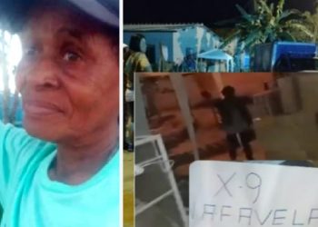 Veja vídeo gravado por bandidos durante execuçã0 de mulher: “X9 na favela não fica vivo”