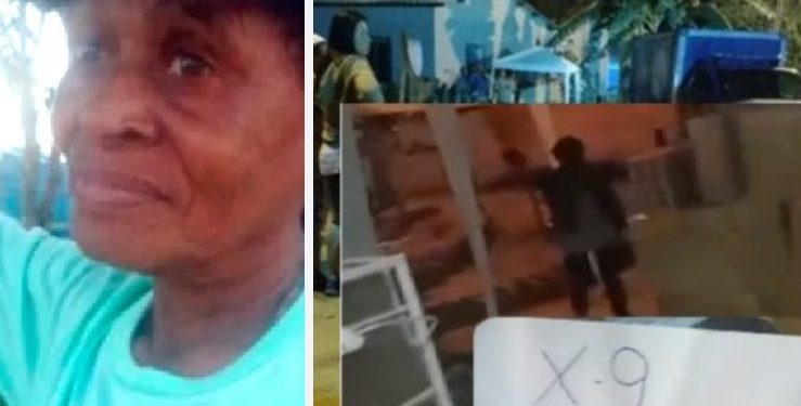 Veja vídeo gravado por bandidos durante execuçã0 de mulher: “X9 na favela não fica vivo”