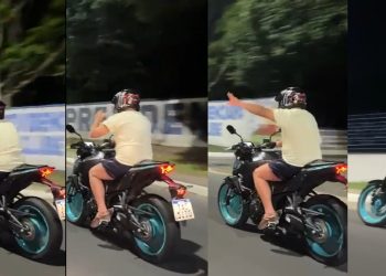 Vídeo: mulher filma m0rte do amigo em acidente de moto em Manaus