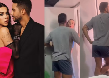 Vídeo: Influenciadora dá flagra no ex com outro homem na cama e fica r3v0ltada