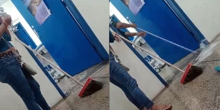 Vídeo: UBS alaga após chuvas em Manaus e mulher grita ‘ai meu Deus’ na Zona Leste 