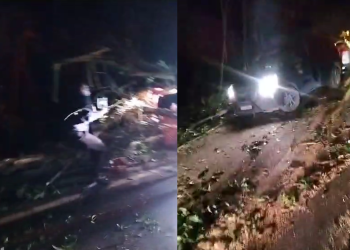 Vídeo: Bombeiros são atr0p3lad0s na BR-174 e uma mulher fica em estado gr@v3