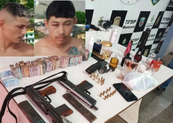 Dupla faz empresário e esposa reféns, r0ubam mais de R$ 15 mil e vai presa em Manicoré