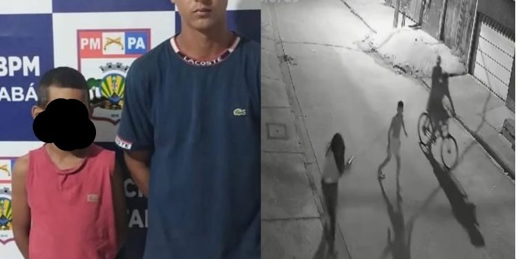 Vídeo: menino de 12 anos chut@, derrub@ e assalt@ mulher na rua 