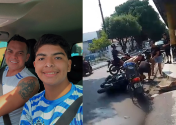 Vídeo: Filho do apresentador do Boi Caprichoso sofre acidente de moto com jovens em Parintins