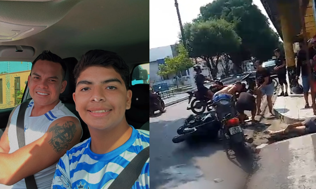 Vídeo: Filho do apresentador do Boi Caprichoso sofre acidente de moto com jovens em Parintins
